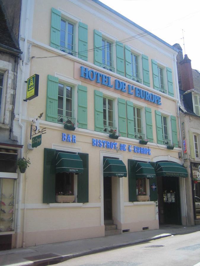 Logis De L'Europe Restaurant Le Cepage Hotel Corbigny Luaran gambar